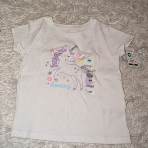 Nwt Garanimals White Unicorn Kids T-Shirt 18m
